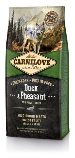 Carnilove - Duck and Pheasant - sucha karma dla psa dorosłego - 12kg - MiskaKarmy.pl