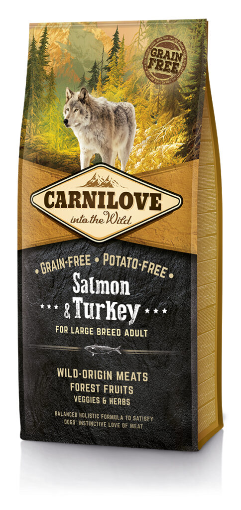 Carnilove - Salmon & turkey - Large Breed - 12kg - Sucha karma dla psa - miskakarmy.pl