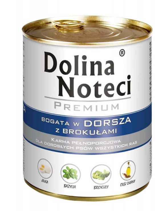 Dolina Noteci - Premium - Bogata w Dorsza - Pies - Karma - Mokra - 800g - MiskaKarmy.pl
