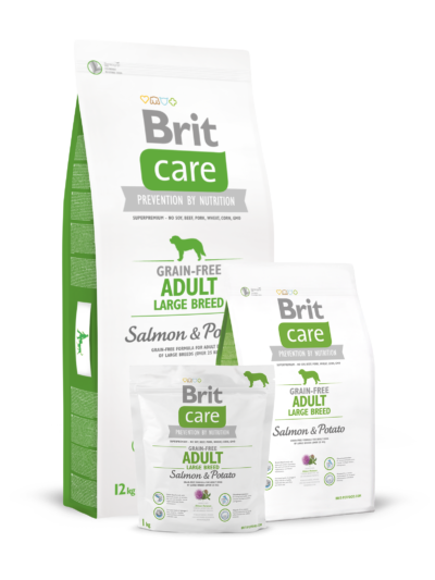 Brit Care Adult Large Breed Salmon & Potato - 3kg, 12kg sucha karma dla psa miskakarmypl