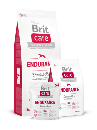 Brit Care Endurance 3kg, 12kg sucha karma dla psa miskakrmypl