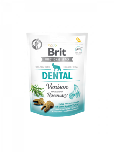 Brit Care Functional Snack Dental Venison - 150g przysmaki dla psa miskakarmypl
