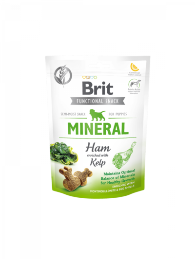 Brit Care Functional Snack Mineral Ham for Puppies - 150g przysmak dla psów miskakarmypl