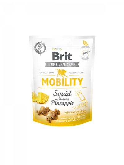 Brit Care Functional Snack Mobility Squid - 150g przysmaki dla psa miskakarmypl