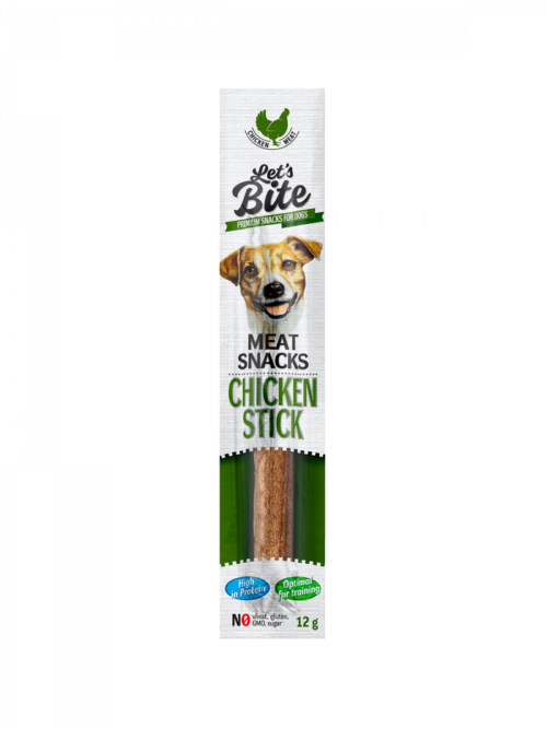 Brit Let’s Bite Meat Snacks - Chicken Stick - 12g przysmak dla psa miskakarmypl