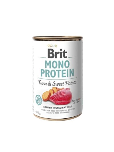 Brit Mono Protein Tuna & Sweet Potato - 400g puszka dla psa miskakarmypl
