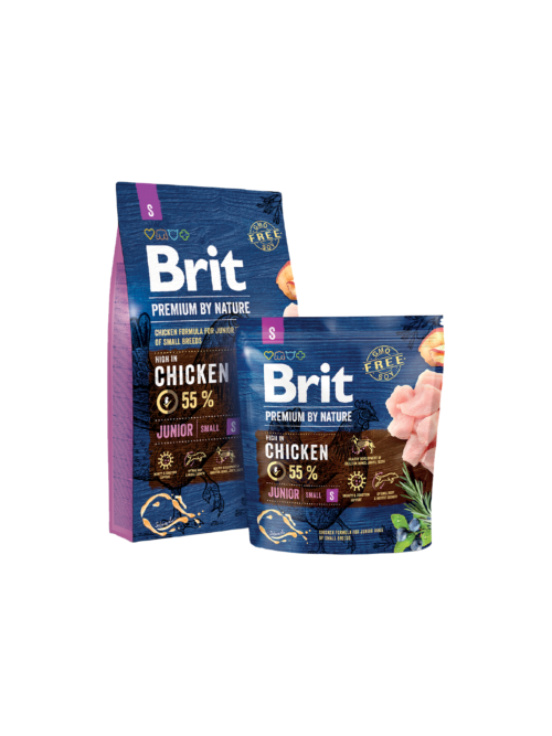 Brit Premium By Nature Junior S - sucha karma dla psa - miskakarmypl