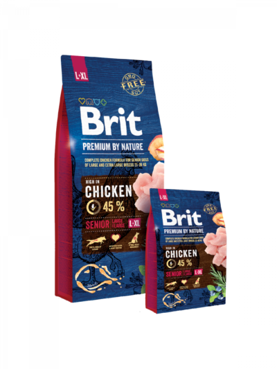 Brit Premium by Nature Senior L+XL - sucha karma dla psa - miskakarmypl