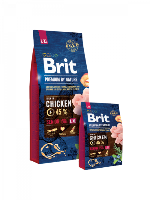 Brit Premium by Nature Senior L+XL - sucha karma dla psa - miskakarmypl