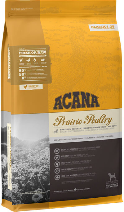 Acana Classics Prairie Poultry - sucha karma dla psa - 11,4kg - MiskaKarmy.pl