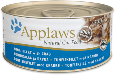 Applaws Cat - Filet z tuńczyka i krab - 70g puszka - MiskaKarmy.pl