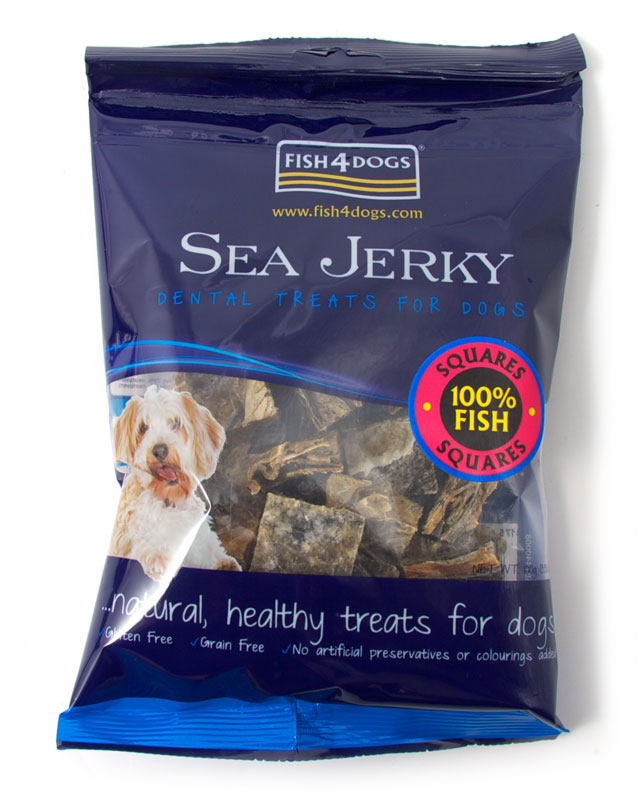 Przysmaki dla psa Fish4Dogs Sea Jerky Squares MiskaKarmy.pl