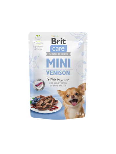 Brit Care Mini Venison - 85g saszetka dla psa - miskaakrmypl