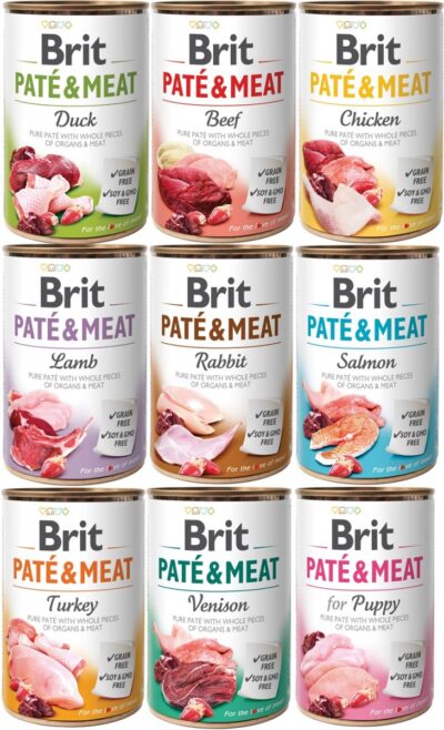 Brit - Pate & Meat - 400g puszka - mokra karma dla psa - miskakarmypl