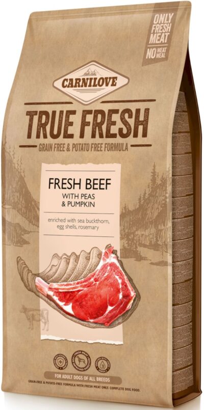 Carnilove True Fresh Beef - 11,4kg - karma sucha pies - miskakarmypl