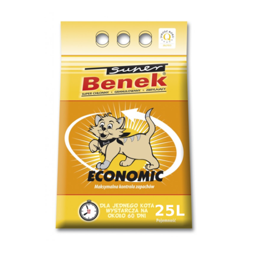 Super Benek Economic - 5l 10l Żwirek bentonitowy miskakrmypl