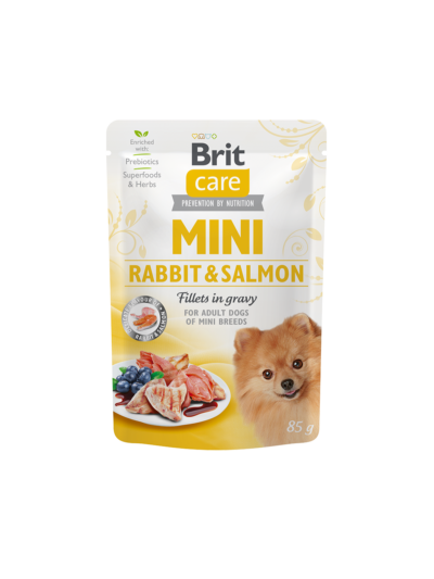 Brit Care Mini Rabbit & Salmon - 85g saszetka dla psa miskakarmypl
