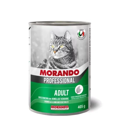 Morando Professional z kawałkami jagnięciny i warzyw - 405g puszka dla kota miskakarmypl