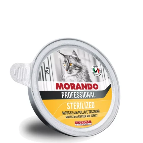 Morando Professional Mus z kurczakiem i indykiem - mus dla kota po sterylizacji 85g miskakarmypl