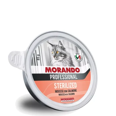 Morando Professional Mus z łososiem - mus dla kota po sterylizacji 85g miskakarmypl