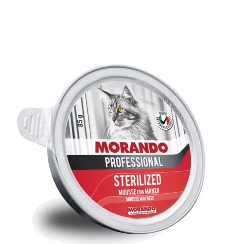 Morando Professional Mus z wołowiną - mus dla kota po sterylizacji 85g miskakarmypl