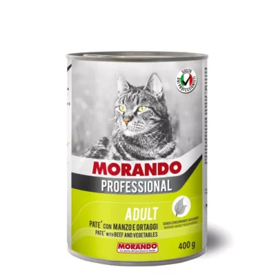 Morando Professional Wołowina i Warzywa - puszka dla kota 400g miskakarmypl