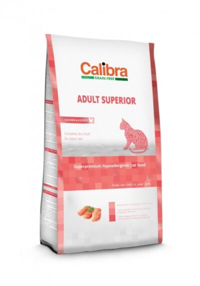 Calibra Adult Superior Chicken & Potato - sucha karma dla kota - 7kg - miskakarmypl
