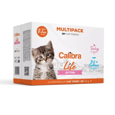Calibra - Kitten Multipack - Kot- Karma - Mokra - 12x85g - Miskakarmy.pl