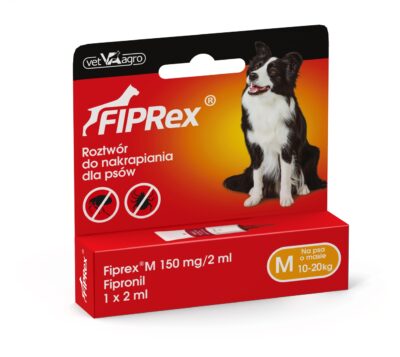 Fiprex M - Spot-On - Krople na Pchły - Pies - Od 10kg Do 20kg - Miskakarmy.pl