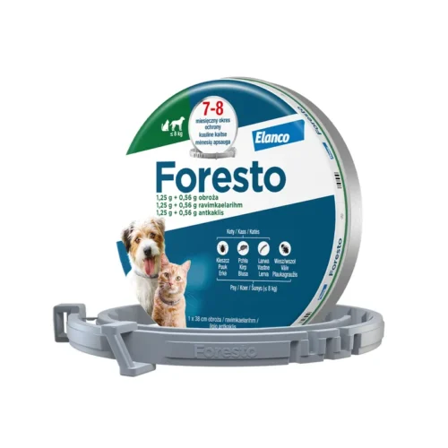 Elanco - Foresto - Obroża - Na - Pchły - Kleszcze - Dla - Psa - Kota - Miskakarmy.pl