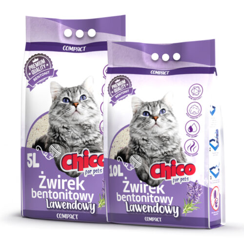 Chico - For - Pets - Lawenda - Żwirek - Dla - Kota - Miskakarmy.pl