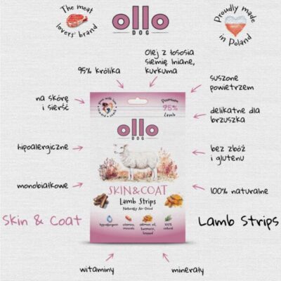 Ollo - Air - Dried - Lamb - Dla - Psa - Piktogramy - Miskakarmy.pl