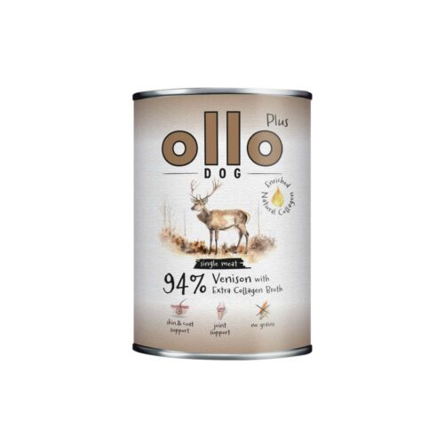 Ollo - Plus - Jeleń - Mokra - Karma - Dla - Psa - MiskaKarmy.pl